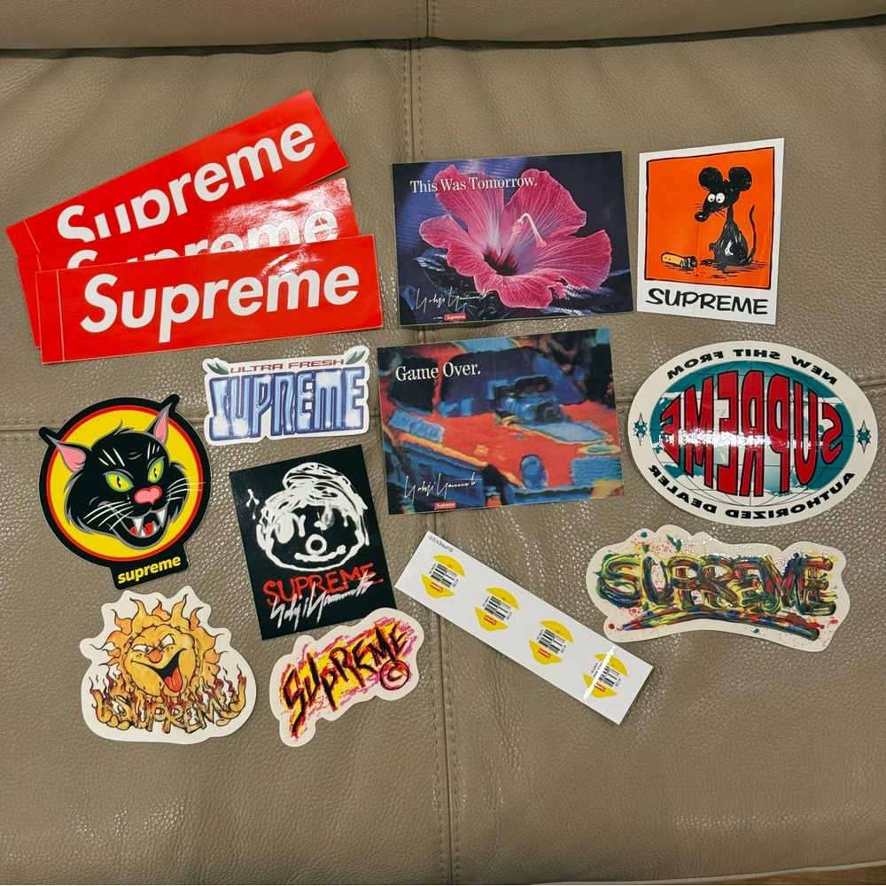 Wholesale Bundle Set Lot of 14 Supreme Vibrant Sticker Collection